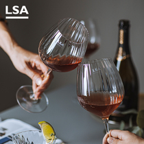 (Valentine's Day) LSA Handmade Glass Goblet Home Decanter Creative Champagne Glass Red Glass Goblet