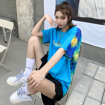 SoulSense Van Gogh Starry Sky short sleeve T-shirt printing national tide artist series half sleeve coat star moon map