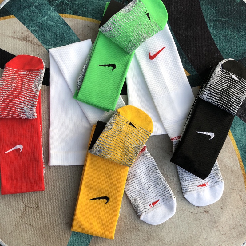 In-Stock Nike Grip Generation 3 Locker Room Player Edition Competition Over-The-Knee Socks Red White Yellow Green Black Football Socks