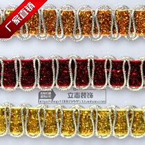 Curtain Lace Crystal Bed Curtain Accessories Accessories Lace Decoration Lace Silver Line Small Silver Silver Silver Line