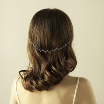 O809 ultra-small beads new girl hair band handmade sweet simple bridesmaid hair accessories wedding dress makeup