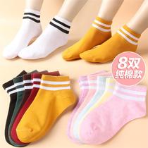 The pleasant bride 2021 shallow womens socks breathable black spring socks summer cotton low-top socks