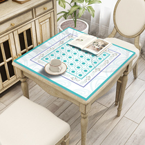 American square eight fairy table table mat waterproof and oil-proof non-washing solid wood coffee table tablecloth PVC living room household