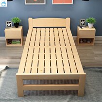 Hard board 1 9m students fold 80cm RV Environmental Protection 1 5 solid wood single folding bed board sleeping childrens bed