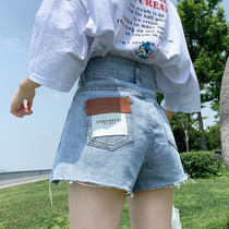 In the summer of 2022 new jeans shorts female thin a - word high waist design relaxed hot pants tide