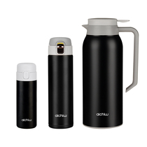 Iqiyu warm three-piece thermos large capacity portable stainless steel thermos Home outdoor thermos
