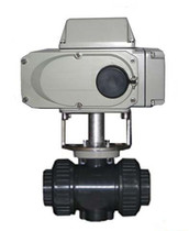 Q911S-16 plastic electric ball valve UPVC electric ball valve plastic electric ball valve DN50 DN100