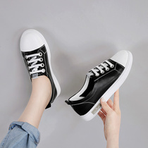 Womens casual shoes summer flat wild black board shoes 2021 New Long station comfortable work summer small black shoes