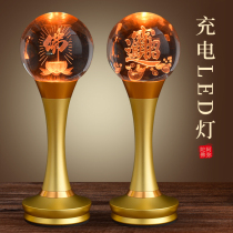 Charging led lotus lanterns Buddha lights long lights home worship Buddha lights front lights Guanyin lights