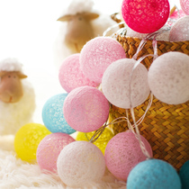 Tent accessories cotton lamp LED star lamp flashing lamp string bedroom decoration lamp birthday gift room arrangement lamp