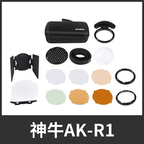 Shenniu V1 Accessories AD200 Circular Light Head Accessory Set AK-R1 Soft Light Bulb Baffle Color Panel Honeycomb Beam Cylinder