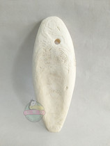 Whole piece of desalinated cuttlefish bone edge polished perforated parrot pet calcium supplement grinding mouth