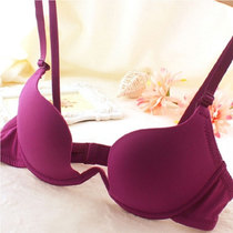 Day-tie adjustment Type of upper thin lower thick pure color bra Beauty back comfortable to gather up to sexy Spice Little Breasts Lingerie