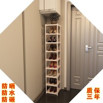 Shoe rack multi-layer floor area small outdoor simple door narrow small mini door corridor Dormitory College student bedroom