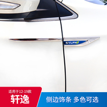 12-19NEW Xuan Yi fender side label trim modified fender car stickers Body decoration car standard accessories