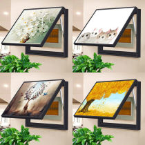 Electric meter box decorative painting non-perforated wall decorative wall mural painting living room hanging painting electric gate box weak distribution box shielding box