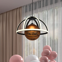 Nursery Chandelier 2022 New Minimalist Personalized Basketball Bedroom Lamp Kindergarten Cartoon Creative Chandelier