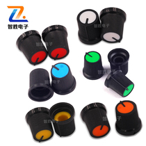 Single and double matching potentiometer knob Single and double potentiometer knob Red orange yellow green blue and white