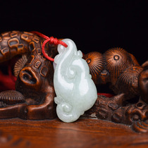 Jade auspicious pendant-A4852