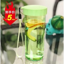 Hand-cup plastic water glass anti-fall schoolgirl sports portable tea cup Home Cup Custom Gift Cups