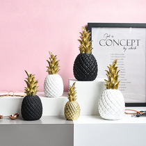 ins Nordic Creative Pineapple Living Room Restaurant Home Wine Cabinet Shooting Props Stylish Personality Soft Decorations Hem