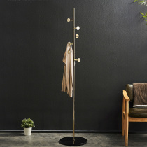 Floor-style cloakroom full copper marble Home Indoor bedroom Hyun Guan Living-room Clothes Containing clothes hanger