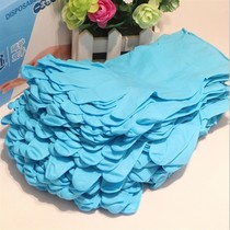(100 a pack) Ding Qing gloves disposable gloves rubber labor insurance non-slip durable gloves (4 March 4
