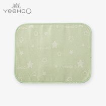 English Baby Pillowcase Summer Bamboo Fiber Nursery School Children Comfort Breathable Pillow Headgear Cool Pillowed Pillows Pillow Mat