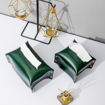 Nordic style creative toilet tissue box storage desktop pumping carton Light luxury living room model room decoration multi-functional