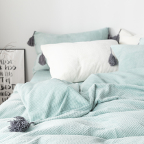 Winter Coral Suede Four Pieces Suede Flannel Thickened Plush Nordic Wind Bed Supplies Double Face Suede Flannel Velvet Milk Suede