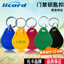 Gift card brand IC ID keychain card EM M1 access control mini Carmen ban shaped card Community door card attendance card No 3 IC keychain ID elevator card