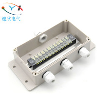 158 90 60 One in three out outdoor waterproof junction box with ear terminal box Cable distribution box waterproof housing