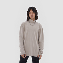 BONELESS 3-color cotton turtleneck base shirt BASIC section wild long-sleeved T-shirt mens trend