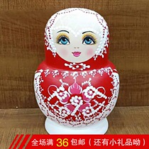 Many foreign products imported matryoshka dolls with Russian characteristics 10-layer paint process formaldehyde-free gift ornaments