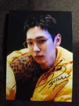 (Dajiu Collection) SHINEE Jinshi Fan KEY autographed photo 7-inch star around 2