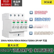  Delixi DZ47Y surge protector Lightning protection level 1 surge switch 2P 385 40KA20 arrester 4P
