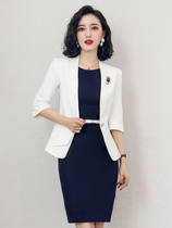 Senior sense suit suit suit dress dress goddess fan summer tooling high-end temperament white-collar work clothes tide
