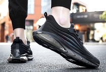 Mens new trends Fashion popcorn Fly weave 100 hitch Breathable Comfort Casual Running Shoes Coconut Light Soft Bottom