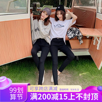 Leggings women wear light leg artifact plus velvet thickening high waist elastic slim pants children 2019 New