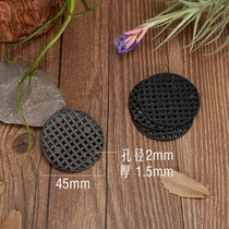 Flower pot plastic bottom mesh gasket Plastic leak-proof soil mat Red pottery basin Purple sand basin Ceramic basin bottom hole pad