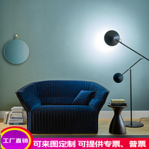 sempe moel armchair Fashion Armrest Petal Sofa Chair Living Room Model Room High-end Combination Sofa