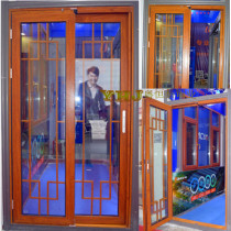 Custom door KFC door Aluminum alloy folding door Glass store shop door Balcony store door folding door Kitchen