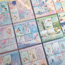 Postcard Mini Card LOMO style small greeting card literary hipster diy card message retro small greeting card friend classmate commemorative gift prize small greeting card