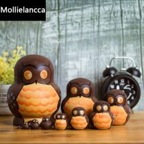 Set doll 10 layers Russian ten layer basswood cute doll handmade educational toys gifts