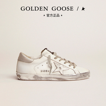 Golden Goose womens shoes Super-Star retro Dirty Dirty Shoes Small White Shoes Silver Tail Stars Casual Board Shoes