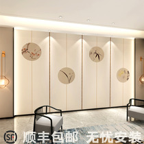 New Chinese classical TV background wall wallpaper modern light luxury simple living room wallpaper film and television Wall mural wallpaper