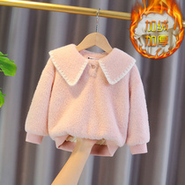 Girl Winter Gush Clothing Thickened New Winter Small Child Oxygen 3 Year Old 2 Female Babies Winter Dress Korean Version Tide
