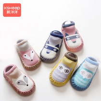 Baby socks spring and autumn thin newborn baby floor socks autumn and winter cotton girls boys and children in socks