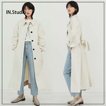 (Zhao Baoer original with the same)INSTUDIO Korea 19 spring RAYETOG cotton lapel windbreaker