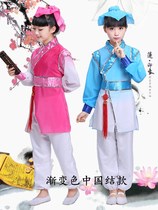 Show children Hanfu costume boys Chinese costumes poetry Confucius shu tong fu xiao shu tong clothing clothes